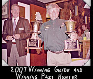 2007 Winning Guide and Winning Past Hunter Chuck Brod with John Farrow