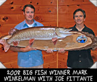 2008 BIG FISH WINNER MARK WINKELMAN WITH JOE FITTANTE