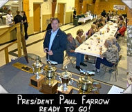 President Paul Farrow ready to go!