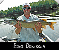 BT Equipment 5 contestant Eric Driessen boated this 34 1/2 ” musky guided by Jeff Pomplun