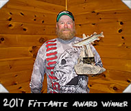 2017 Fittante Award winner Mark McCumber (largest fish caught by a past hunter)