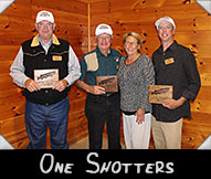 One Shotters - Dick Remely, Chuck Brodie, Scott Remely, Greeter Wanda Hase
