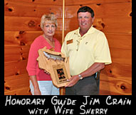 Honorary Guide Jim Crain with wife Sherry