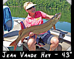 Jean VanDe Hey 43-inch musky