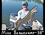 Mike Beauchamp, 38-inch musky