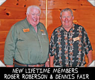 NEW WMH LIFETIME MEMBERS ROGER ROBERSON & DENNIS FAIR