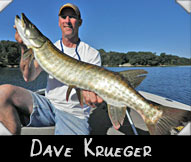 Dave Krueger with 35-inch musky