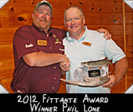 2012 WMH Fittante Award Winner Phil Lone with Guide Mark McCumber