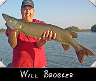 Will Brocker with 39-inch musky, guided by J.Junion