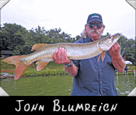 John Blumreich with 38-inch musky, guided by Joel Sobieck