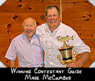 Winning Contestant Guide Mark McCumber with WMH President Ron Rickman