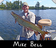 Past Hunter Mike Bell with 37 1/2-inch musky, guided by Joe Junion