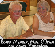 WMH Board Member Mike O'Brien and Helen Wickesberg