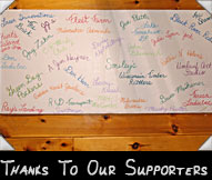 Many Thanks to Our Supporters!