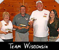 Team Wisconsin  -  Jeanie Pomplun, Craig Kasten, Clifford Bembenek,  Greeter Stephanie Sowatzka