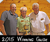 2015 Winning Guide Mike O'Brien with Matt McCumber (left) and Jerry Driessen