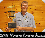 2015 Master Caster award winner Mike Driessen