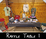 Raffle Table 1 - Thanks to all of our generous supporters