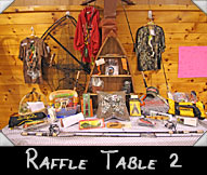 Raffle Table 2 - Thanks to all of our generous supporters