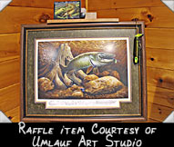 Raffle item courtesy of Umlauf Art Studio