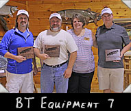 BT Equipment 7 - Jim Winter, Brian Jira, Greeter Junelle Lone, Matt Genz