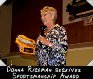 Donna Rickman reflects on receiving the 2018 Sportsmanship Award