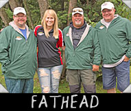 FATHEAD -  Jeff Osborne, Greeter Lynsi Waldvogel, Tim Cerny, Todd Droessler