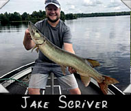 Esox Entourage contestant Jake Scrivner boated this 35-inch beauty guided by Pat Wingo