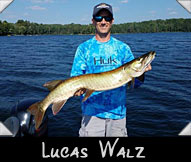 Past Hunter Lucas Walz landed this 37 1/2-inch musky guided by Gary Genz