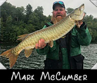 Past Hunter Mark McCumber landed this 38 1/2-inch musky guided by Ed Casper