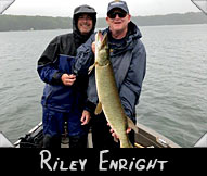 Riley Enright boated this 37-inch musky guided by Mark Winkleman