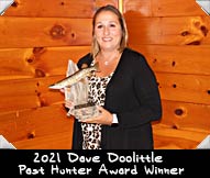 2021 Dave Doolittle Past Hunter Trophy Winner Melissa Gurga