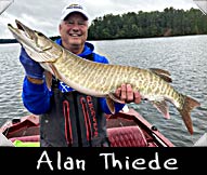 2021 The Royal Musky Slayers contestant Alan Thiede boated this 37-inch beauty guided by Larry Slagoski