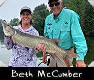 Past Hunter Beth McCumber boated this 42-inch beauty while guided by Jerry Driessen