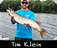 2021 C&R Musky Club contestant Tim Klein landed this 35-inch musky guided by Matt McCumber