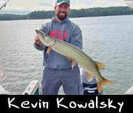 2022 C&R Musky Club contestant Kevin Kowalsky landed this 34-inch musky guided by Jerry Driessen