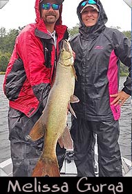 Past Hunter Melissa Gurga landed this 37.5 -inch beauty while being guided by Tim Ives