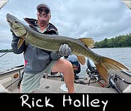 Musky Shop contestant Rick Holly boated this 38-inch musky guided by Mike Driessenn