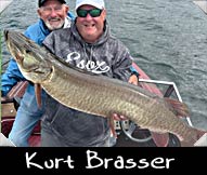 2023 C&R Musky Club contestant Kurt Brasser boated this 47 1/2-inch beauty guided by Larry Slagoski