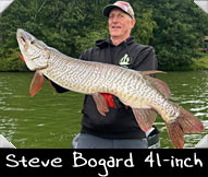 Past Hunter Steve Bogard landed this fine 41-inch specimen while being guided by Gary Genz