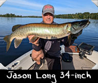 Past Hunter Jason Long landed this 34-inch beauty